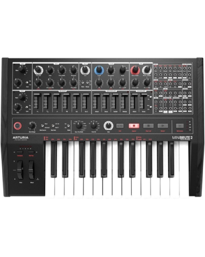 Arturia Minibrute 2 analoginen syntikka koskettimistolla