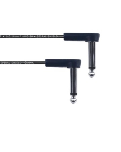 Cordial Pedaalikaapeli, 15cm, 6,3mm litteät plugit