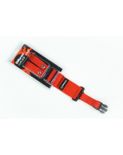 DiMarzio ClipLock Kitarahihna pikalukolla, punainen