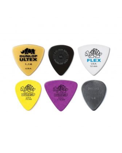 Jim Dunlop Plektrapussi 6kpl,  Variety Pack Bass 