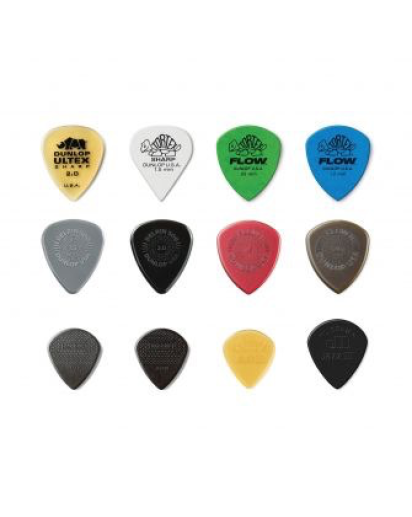 Jim Dunlop Plektrapussi 12kpl,  Variety Pack Shred 