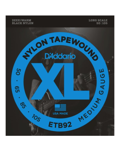 Daddario ETB-92 Basso kielisarja, Tape Wound, 050-105