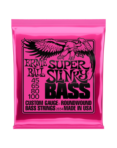 Ernie Ball, 45-100, Super Slinky, Basso