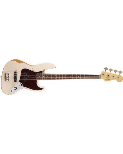 Fender® Flea Jazz Bass, Rosewood Fingerboard, Roadworn Shell Pink