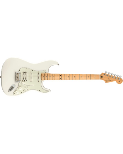 Fender® Player HSS Stratocaster®, Maple Fingerboard, Polar White, No Bag

