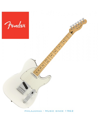 Fender® Player Telecaster®, Maple Neck, Polar White, No Bag
