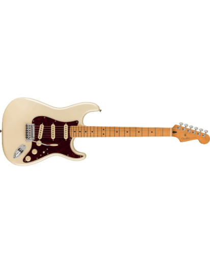 Fender® Player Plus Stratocaster® SSS, Maple Fingerboard, Olympic Pearl,  GigBag
