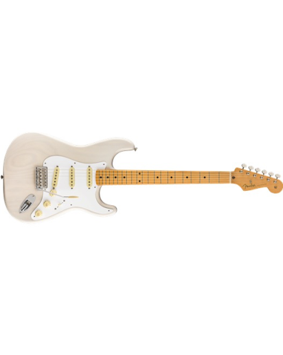 Fender® Vintera ’50s Stratocaster®, Mapple Fingerboard, White Blonde, Deluxe Gig Bag
