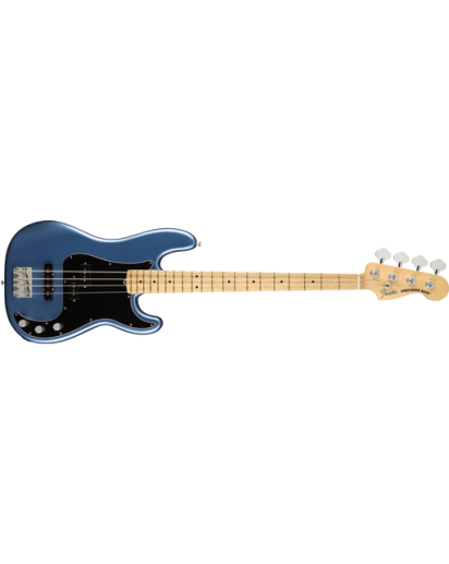 Fender® American Performer Precision Bass®, Maple Fingerboard, Satin Lake Placid Blue