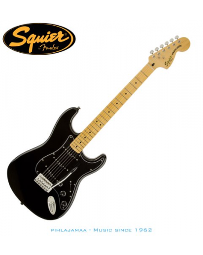 Squier by Fender®, Vintage Modified '70 Stratocaster, MN, Black