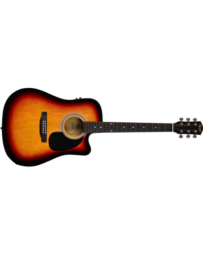 Squier SA-105CE elektroakustinen kitara, SunBurst