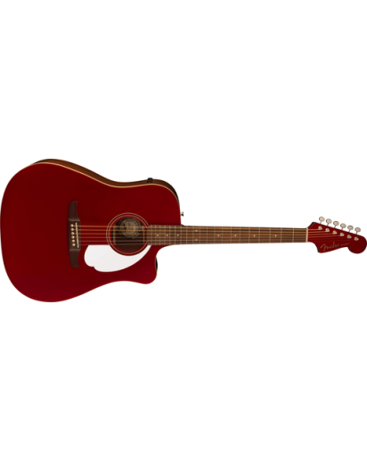 Fender® Redondo Player, Candy Apple Red, Walnut fingerboard