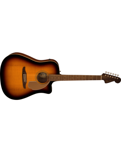Fender® Redondo Player, Sunburst, Walnut fingerboard