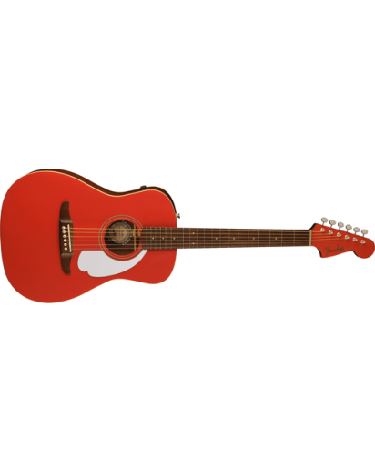 Fender® Malibu Player, Fiesta Red, Walnut Fingerboard