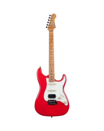 Jet Guitars JS-400 HSS Coral Red