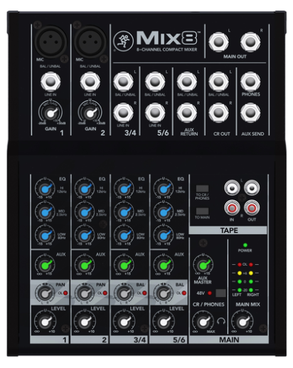 Mackie MIX-8 mikseri