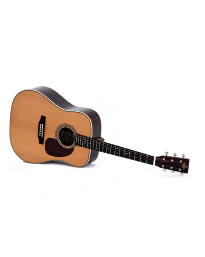 Sigma Standard DT-28H+ Akustinen kitara + Soft Shell Case