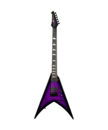 Spira Guitars V-500 Trans Purple Burst Ebony