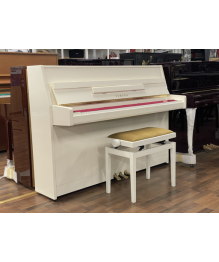 KÄYTETTY: Yamaha B1 akustinen piano, valkoinen kiiltävä