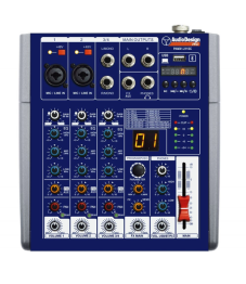 Audiodesign Pro PMX211 mikseri 2 mic + 1 st + efektit