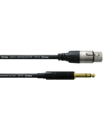 Cordial Laitekaapeli, XLR naaras -> 6,3mm ST, 3m