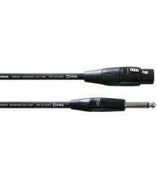 Cordial Silver Line Intro XLR-naaras / monoplugi 7,5m