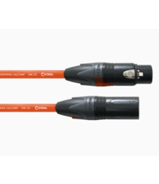 Cordial Mikrofonikaapeli, Neutrik XLR-XLR, 10m Oranssi