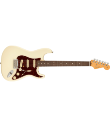Fender® American Pro II Stratocaster SSS, Mapple, Olympic White + Deluxe Case