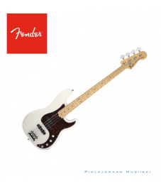 Fender® American Deluxe Precision Bass® Ash, Maple Fingerboard, White Blonde
