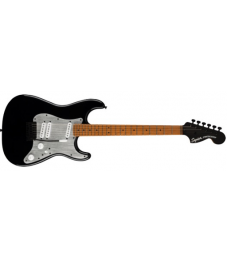 Squier Contemporary Stratocaster® Special, Roasted Maple Fingerboard, Silver Anodized Pickguard Black Pickguard, Black