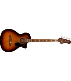 Fender® Kingman Bass, Akustinen Basso, Shaded Edge Burst, Sis GigBag