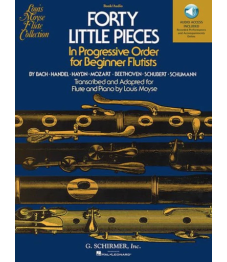 Moyse 40 Little Pieces, Flute & Piano + Audio Access