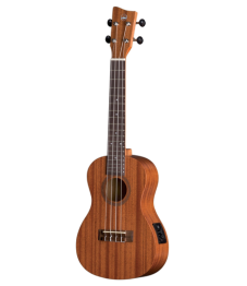 VGS Manoa Ukulele Vasenkätinen, mahonki, konsertti, elektroakustinen