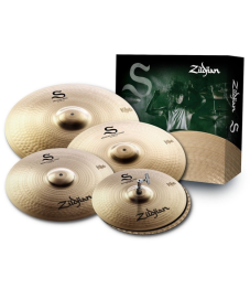 Zildjian S390 symbaalisarja, 14” Hihat, 16”, 18” med thin crash ja 20” medium ride