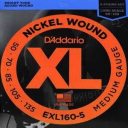 Daddario bassokielisarja 5-kieliselle, Nickel Wound, 050-135 Long Scale