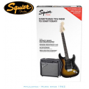 Squier by Fender®, Affinity Series Strat & Fender Frontman 15G AMP Setti, Brown SunBurst