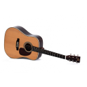 Sigma Standard DT-28H+ Akustinen kitara + Soft Shell Case